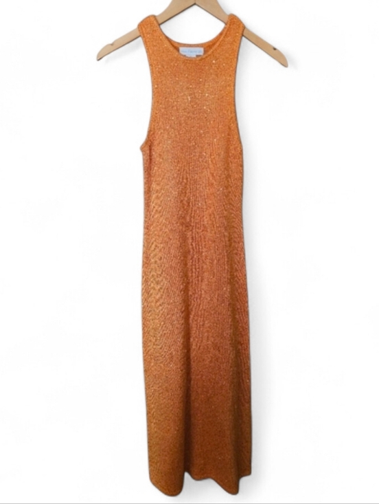 House of Harlow 1960 Dresses & Skirts - HOUSE OF HARLOW 1960 / REVOLVE Orange Knit Sparkle Bodycon Maxi Dress - Small